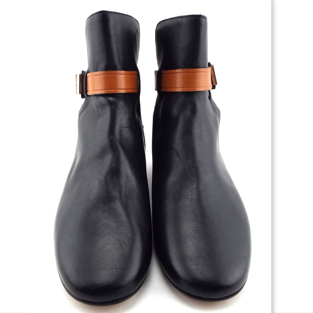 Unworn ISABEL MARANT Black Leather Booties 37